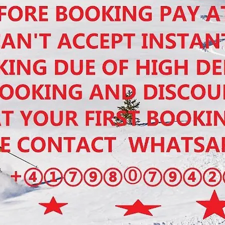 Contact Us At What App - 0041-798-079-427 To Book!! Chalet In 4 Valleys Of Haute - 12pers 别墅 南达